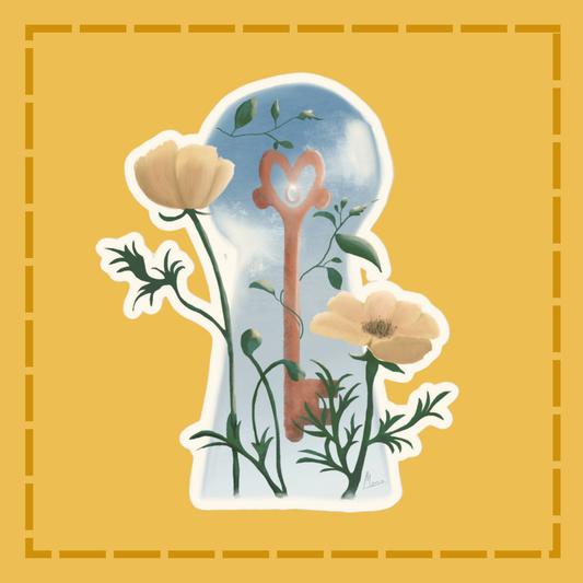 Key To The Mystery Sticker