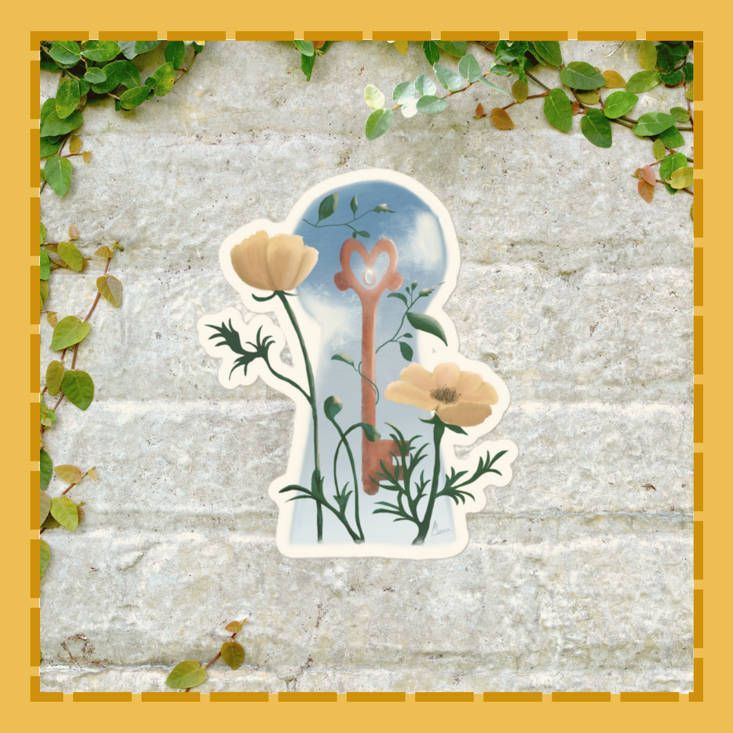 Key To The Mystery Sticker