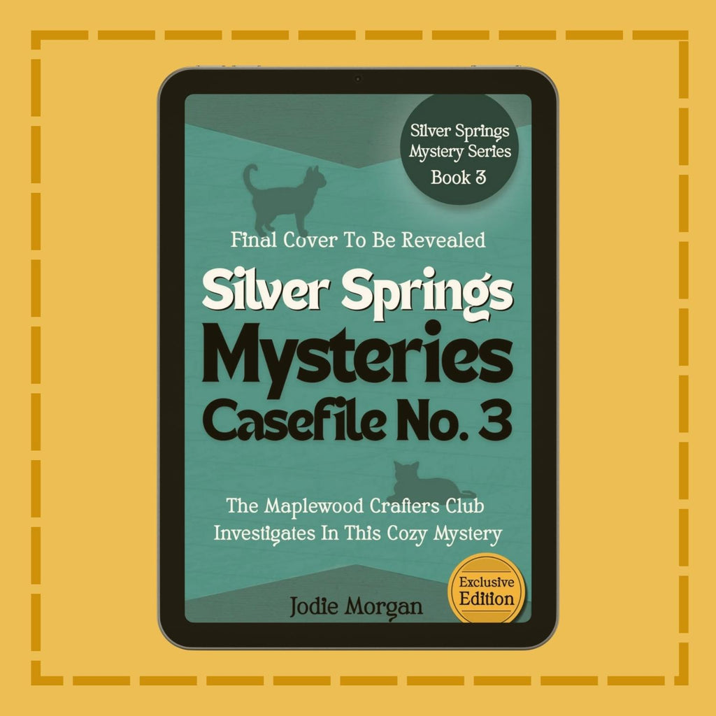Book cover of 'Silver Springs Mysteries Casefile No. 3' on a yellow background
