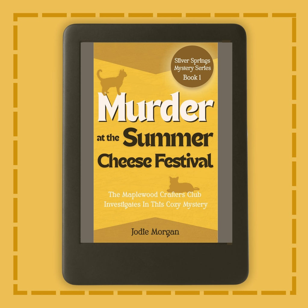 Murder At The Summer Cheese Festival on a color ereader.