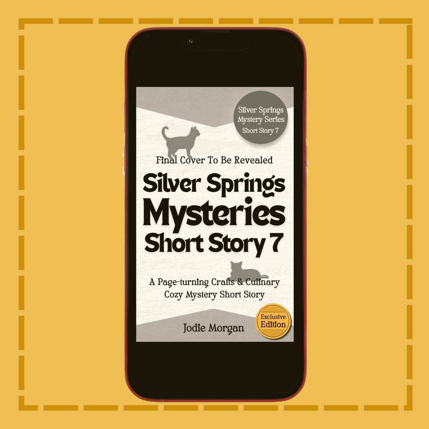 Short Story 7's Placeholder cover on a phone. 