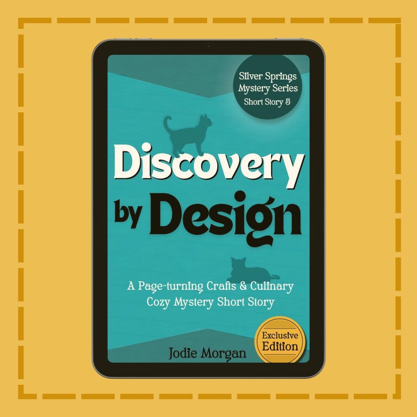 Book cover of 'Discovery by Design' on a yellow background
