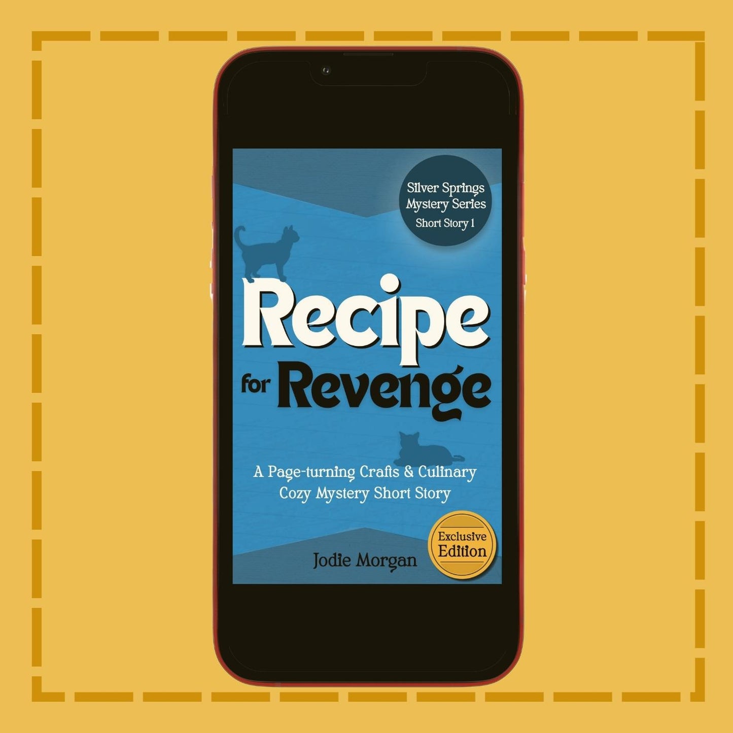 Recipe For Revenge on a phone.