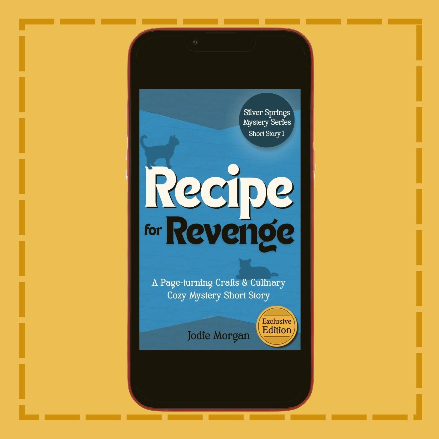 Recipe For Revenge on a phone.