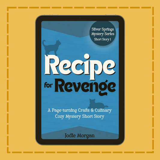 Ebook cover of 'Recipe for Revenge' on a yellow background