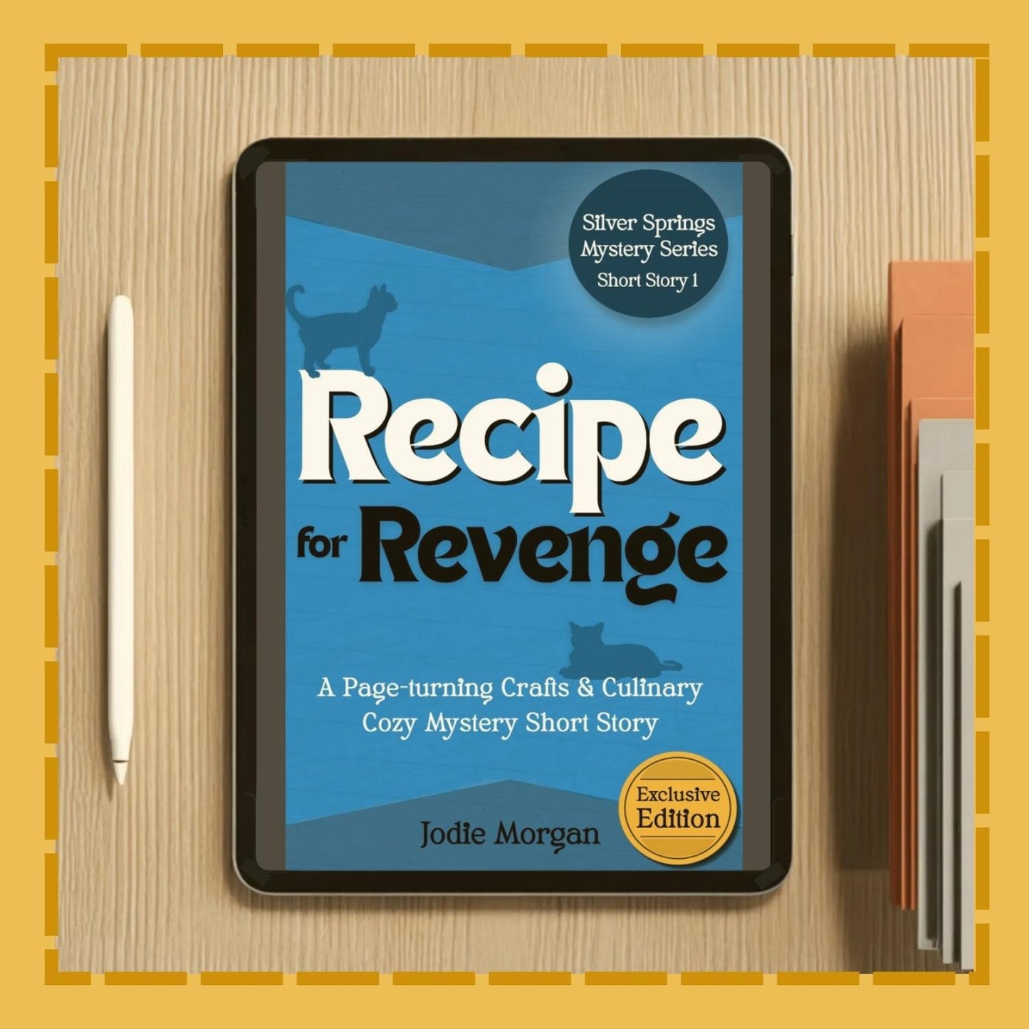 Recipe For Revenge on an iPad.