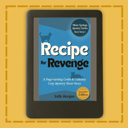 Recipe For Revenge on an eReader.