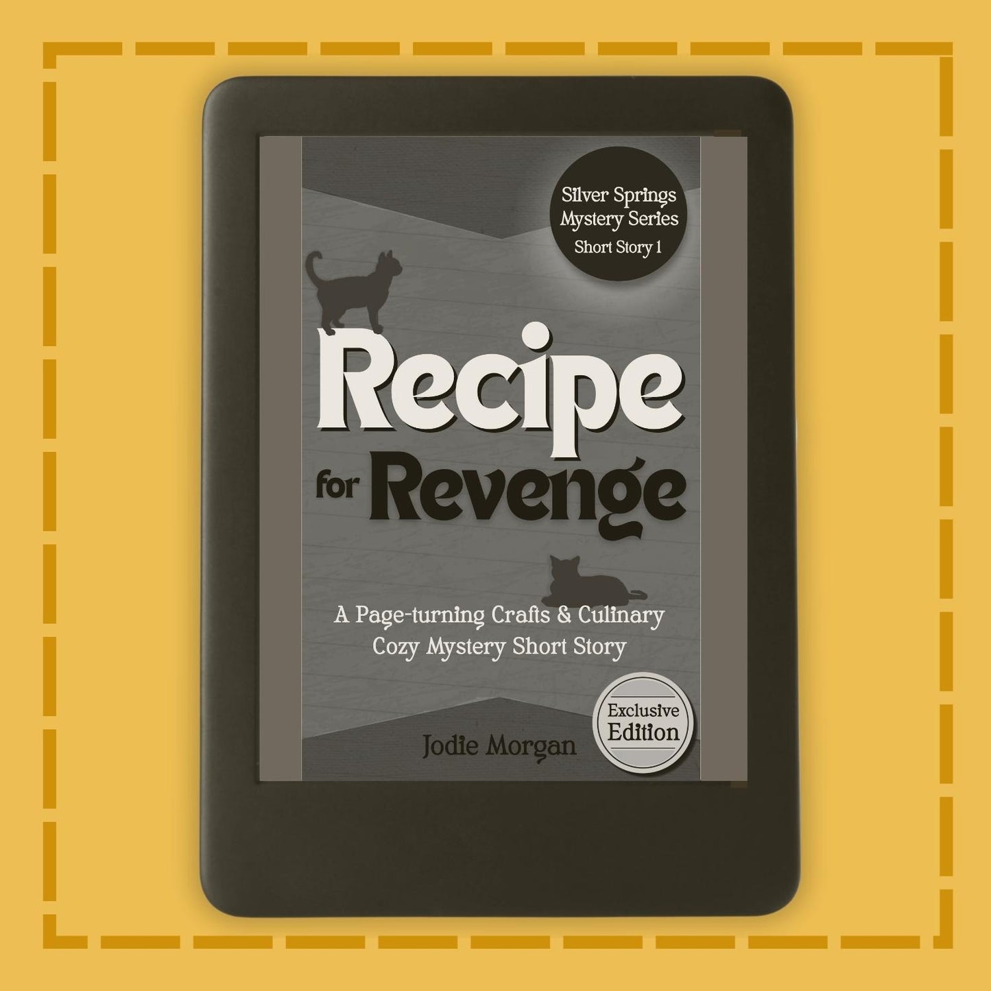 Recipe For Revenge on an eReader.
