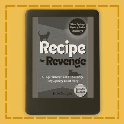 Recipe For Revenge on an eReader.